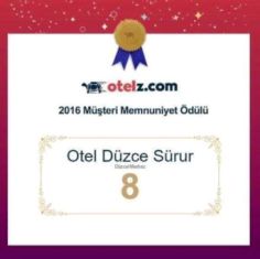 Otelz 2016 Misafir Memnuniyeti Ödülümüzü Aldık